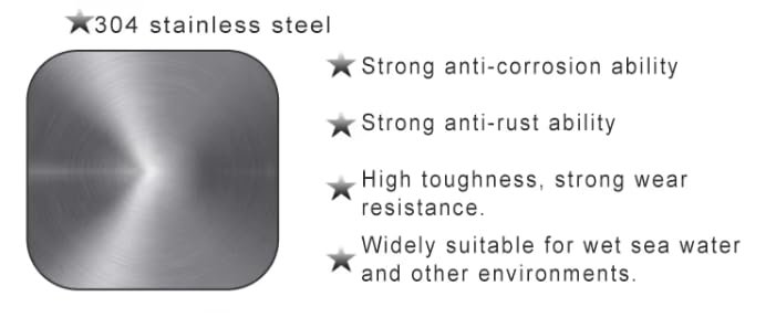 304 Stainless Steel Zip Tie Close-up - 7.9mm Wide Corrosion Resistant