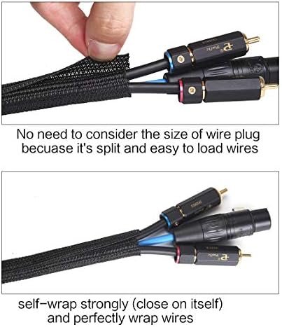 TIESELX cable sleeve available diameter sizes comparison
