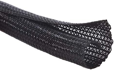 TIESELX split wire loom cable sleeve self-closing design feature